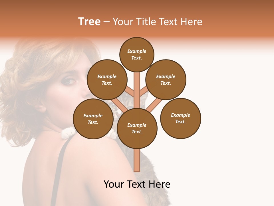 Pet Model Cat PowerPoint Template