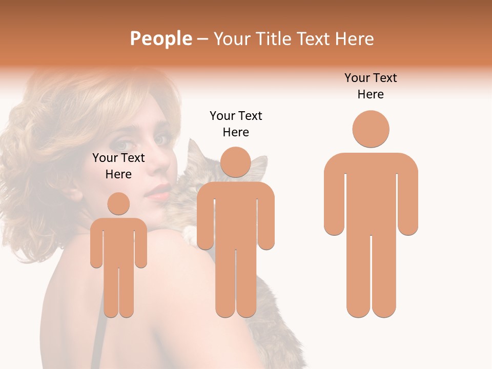 Pet Model Cat PowerPoint Template