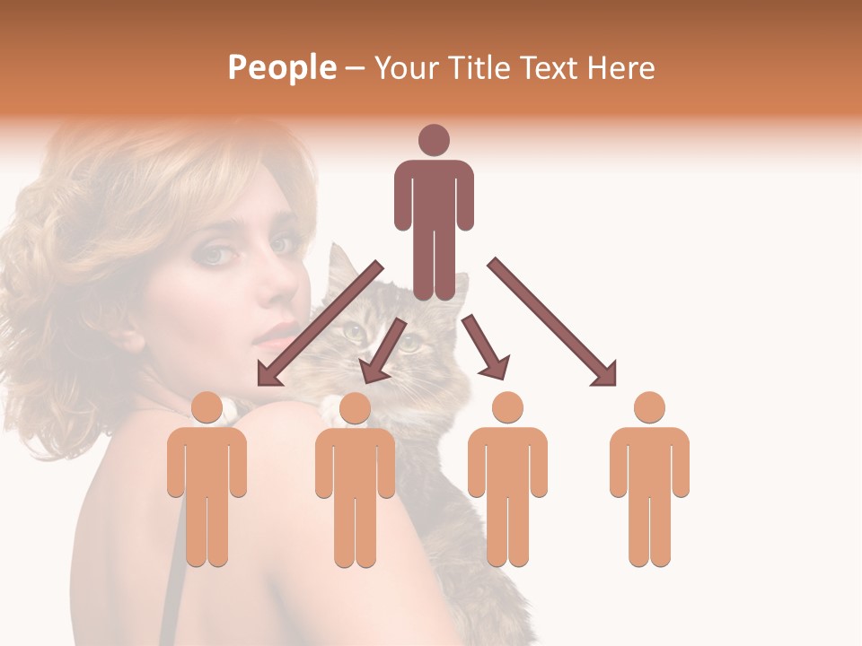 Pet Model Cat PowerPoint Template