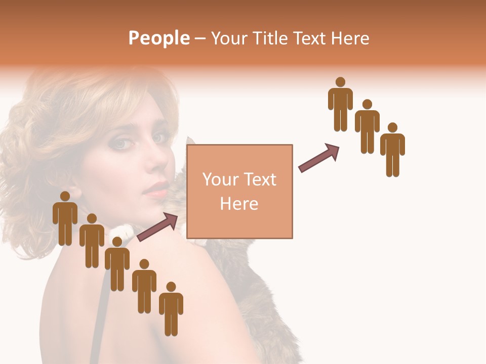 Pet Model Cat PowerPoint Template