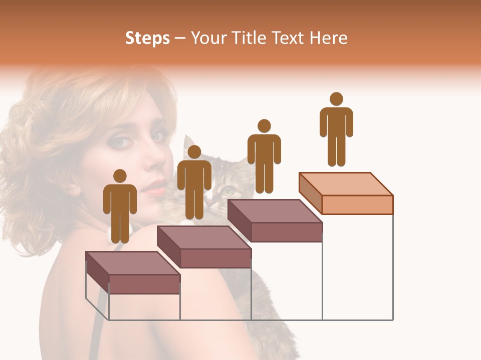 Pet Model Cat PowerPoint Template