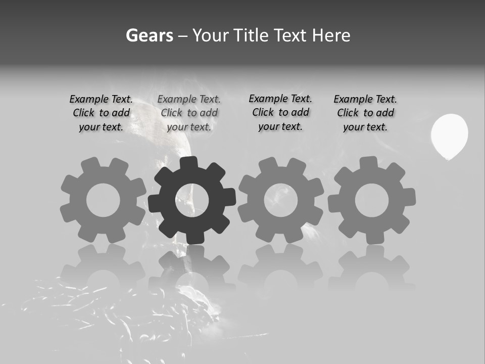 Anatomy Smoke Mist PowerPoint Template