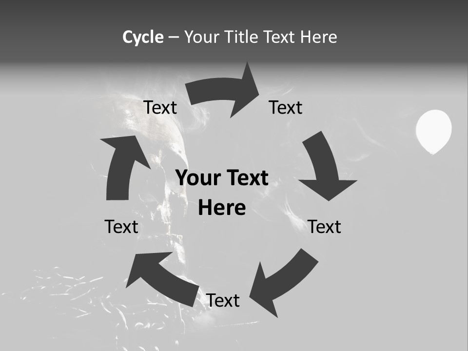 Anatomy Smoke Mist PowerPoint Template