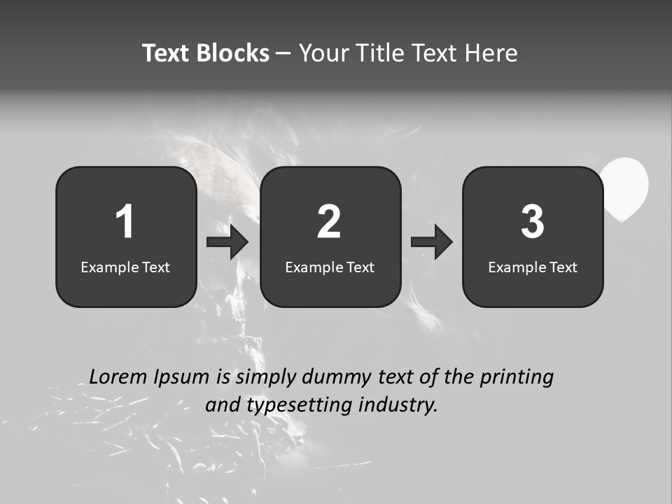 Anatomy Smoke Mist PowerPoint Template