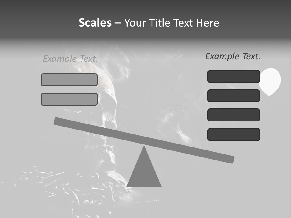 Anatomy Smoke Mist PowerPoint Template