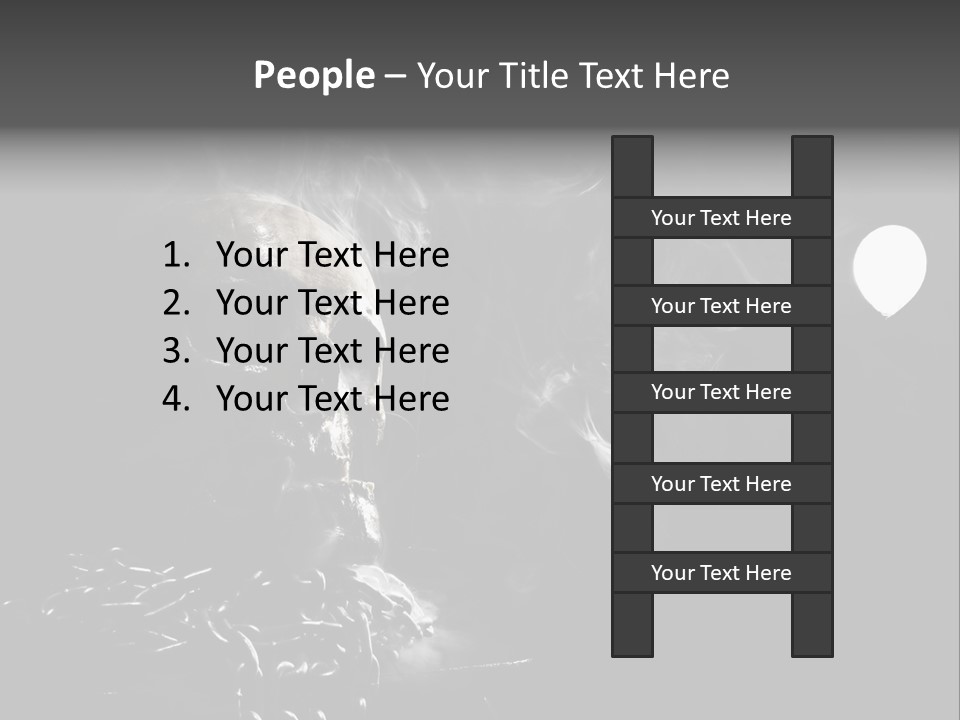 Anatomy Smoke Mist PowerPoint Template
