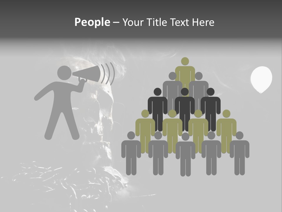 Anatomy Smoke Mist PowerPoint Template