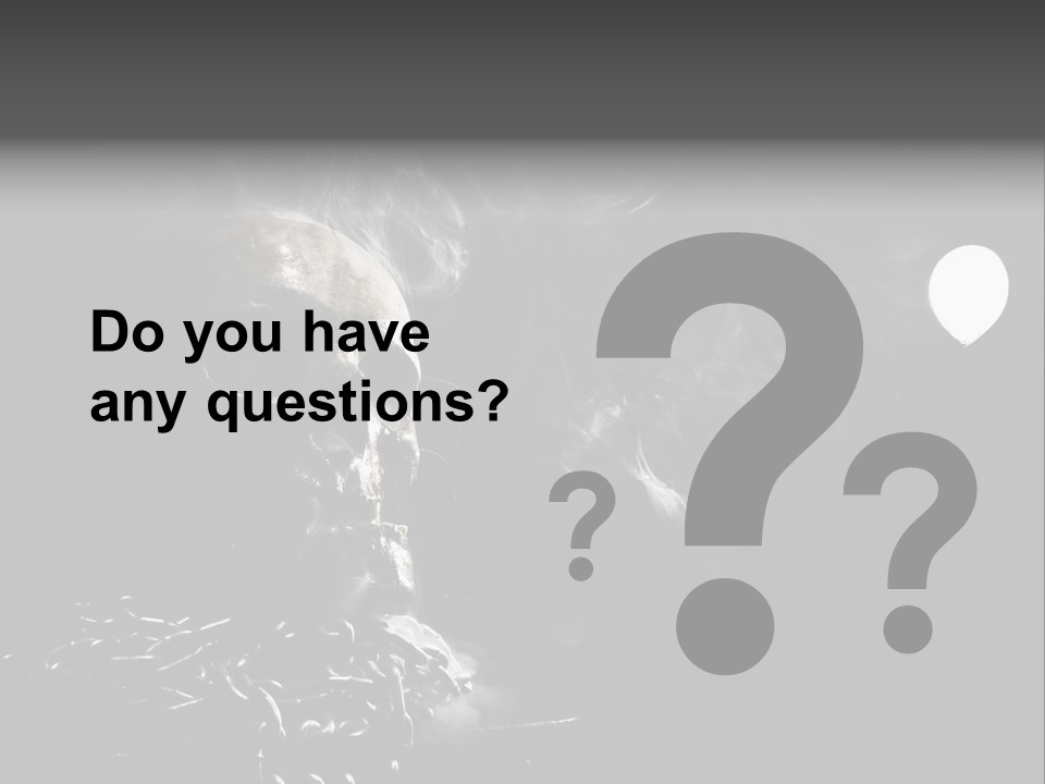 Anatomy Smoke Mist PowerPoint Template