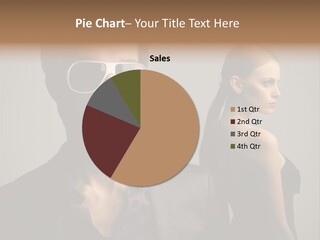 Sexy Girl Sunglasses PowerPoint Template