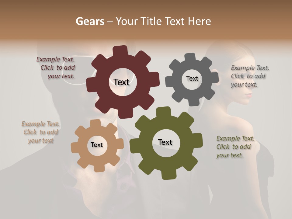 Sexy Girl Sunglasses PowerPoint Template