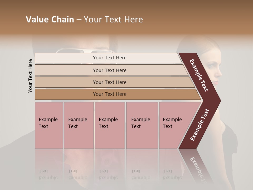 Sexy Girl Sunglasses PowerPoint Template