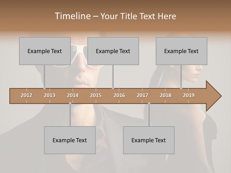 Sexy Girl Sunglasses PowerPoint Template