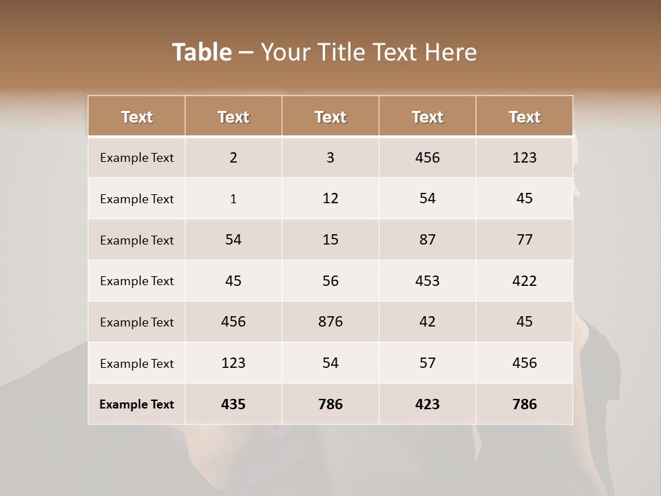 Sexy Girl Sunglasses PowerPoint Template