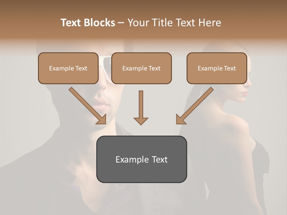 Sexy Girl Sunglasses PowerPoint Template