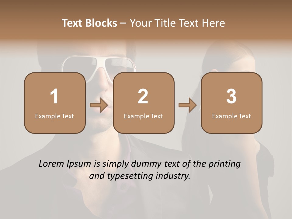 Sexy Girl Sunglasses PowerPoint Template