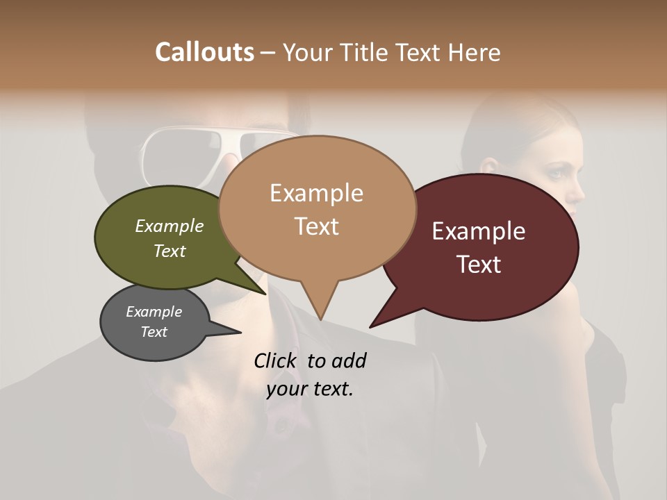 Sexy Girl Sunglasses PowerPoint Template