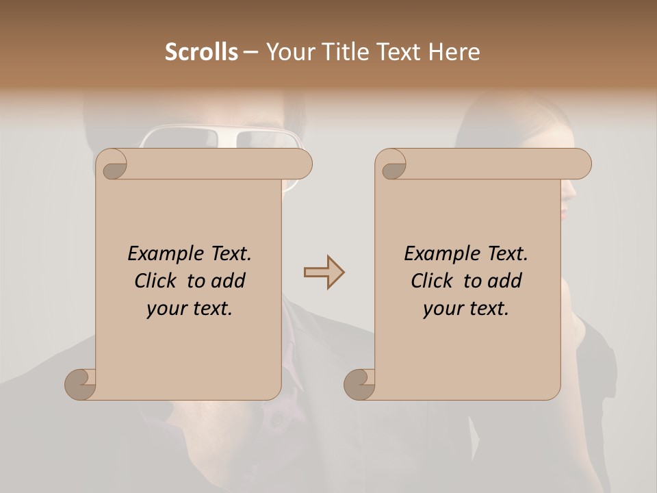 Sexy Girl Sunglasses PowerPoint Template