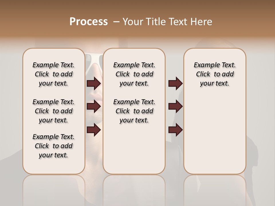 Sexy Girl Sunglasses PowerPoint Template