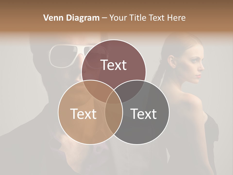 Sexy Girl Sunglasses PowerPoint Template