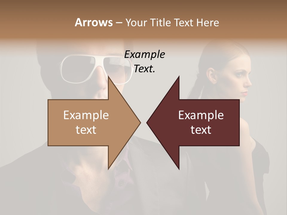 Sexy Girl Sunglasses PowerPoint Template