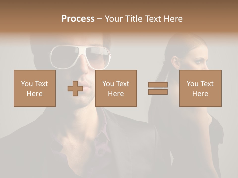 Sexy Girl Sunglasses PowerPoint Template