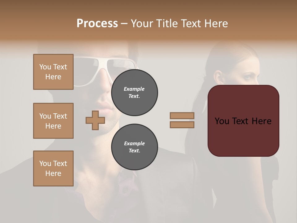 Sexy Girl Sunglasses PowerPoint Template