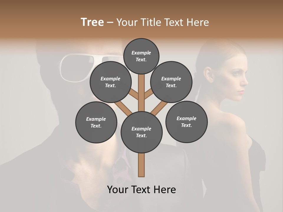 Sexy Girl Sunglasses PowerPoint Template