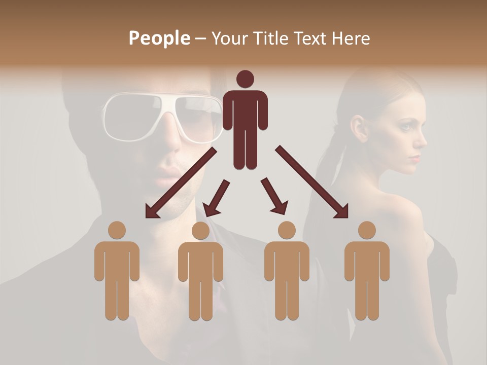 Sexy Girl Sunglasses PowerPoint Template