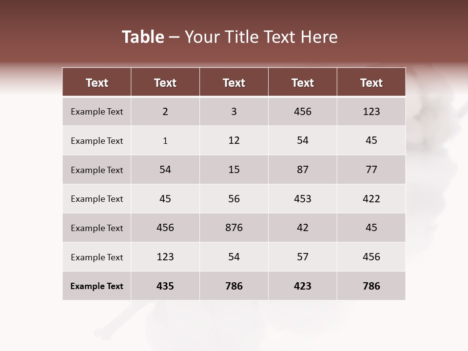 A Cotton Plant With A White Background PowerPoint Template