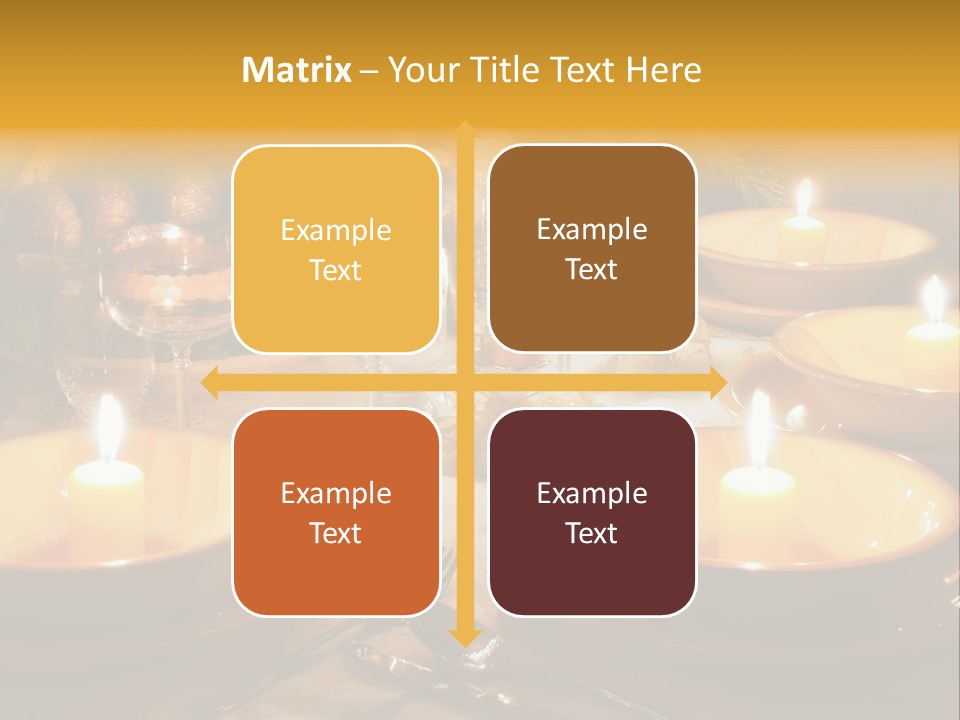 Glass Plate Christmas PowerPoint Template