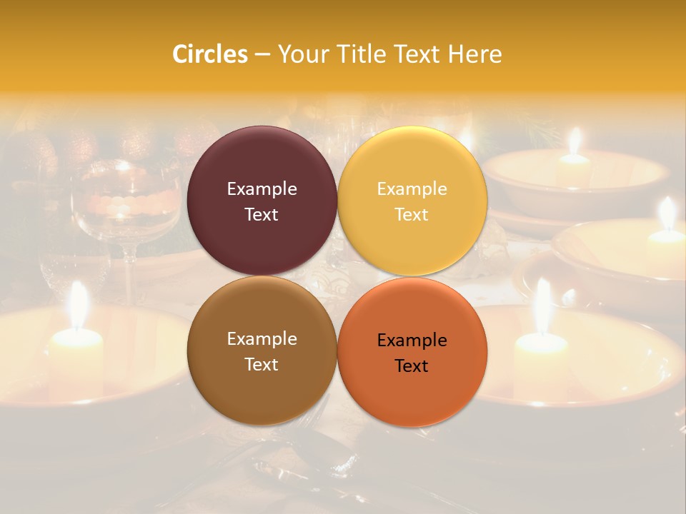 Glass Plate Christmas PowerPoint Template