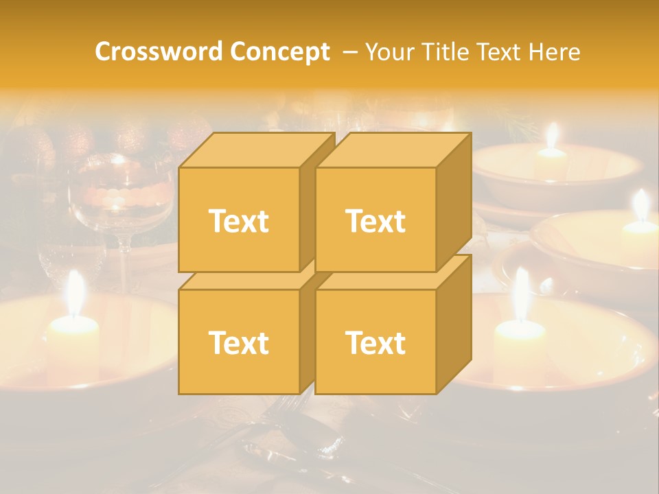 Glass Plate Christmas PowerPoint Template