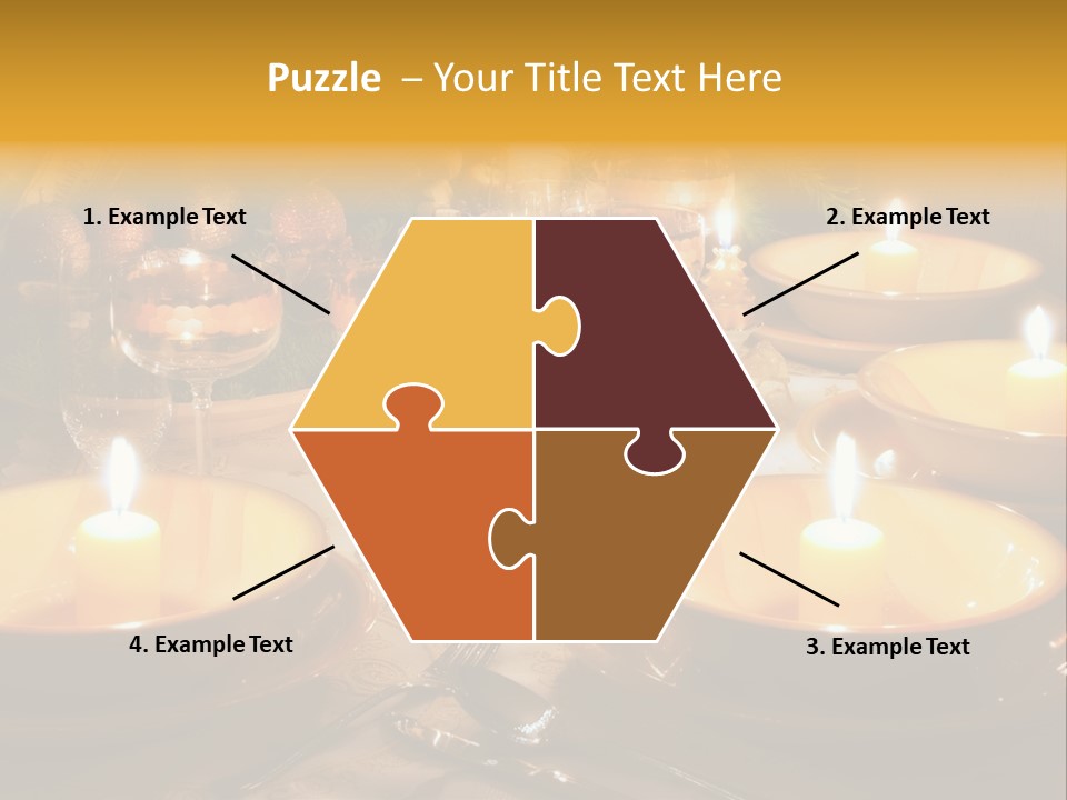 Glass Plate Christmas PowerPoint Template