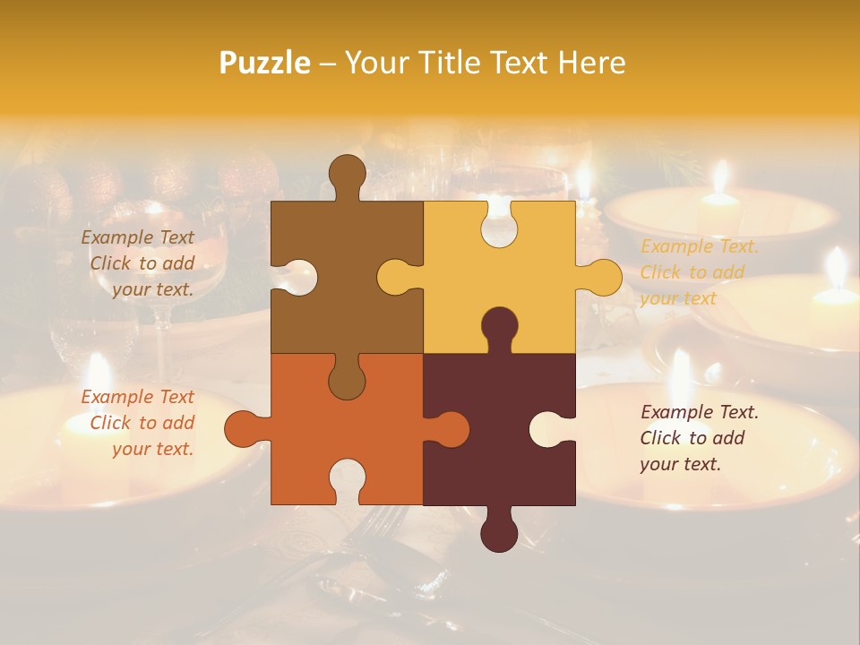 Glass Plate Christmas PowerPoint Template