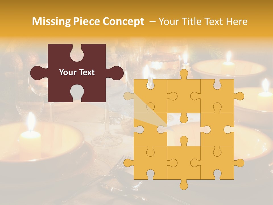 Glass Plate Christmas PowerPoint Template