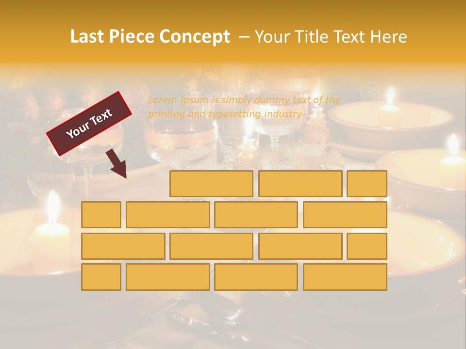 Glass Plate Christmas PowerPoint Template