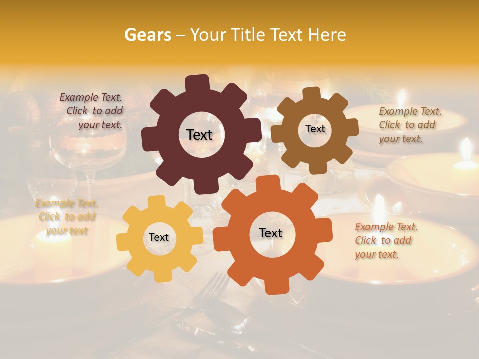 Glass Plate Christmas PowerPoint Template