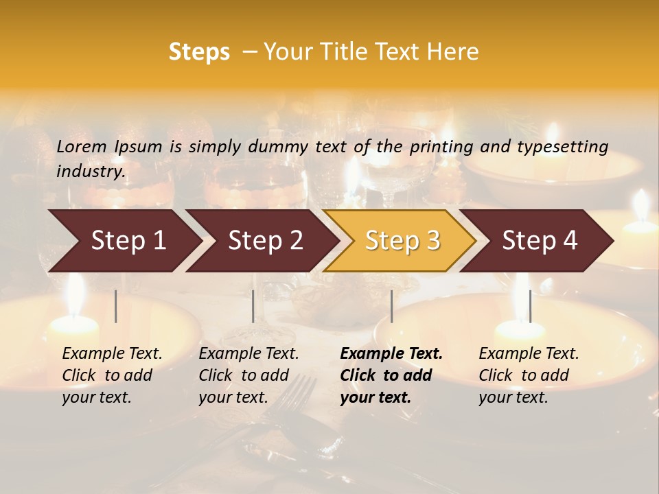 Glass Plate Christmas PowerPoint Template