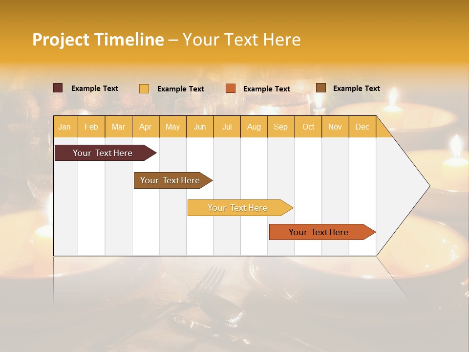 Glass Plate Christmas PowerPoint Template