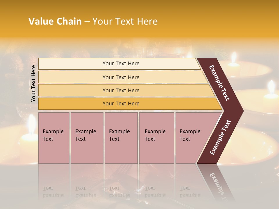 Glass Plate Christmas PowerPoint Template