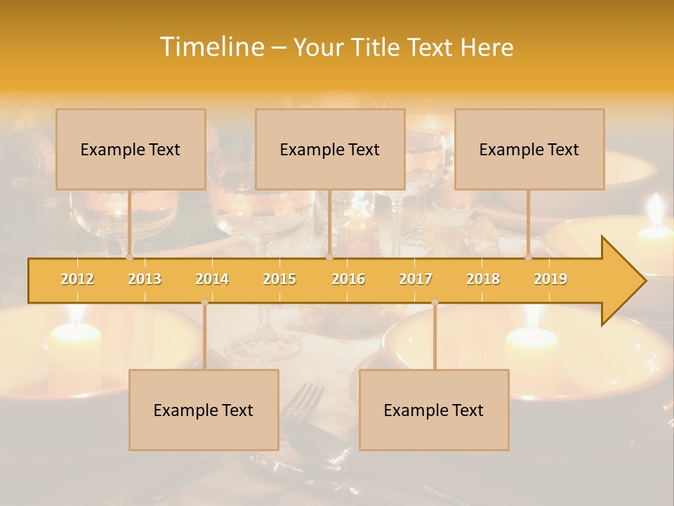 Glass Plate Christmas PowerPoint Template