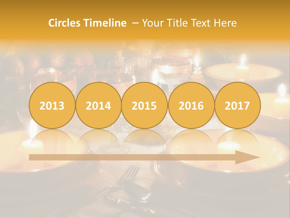 Glass Plate Christmas PowerPoint Template