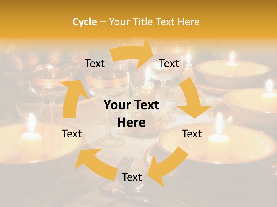 Glass Plate Christmas PowerPoint Template