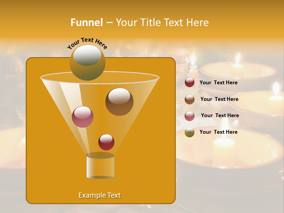 Glass Plate Christmas PowerPoint Template