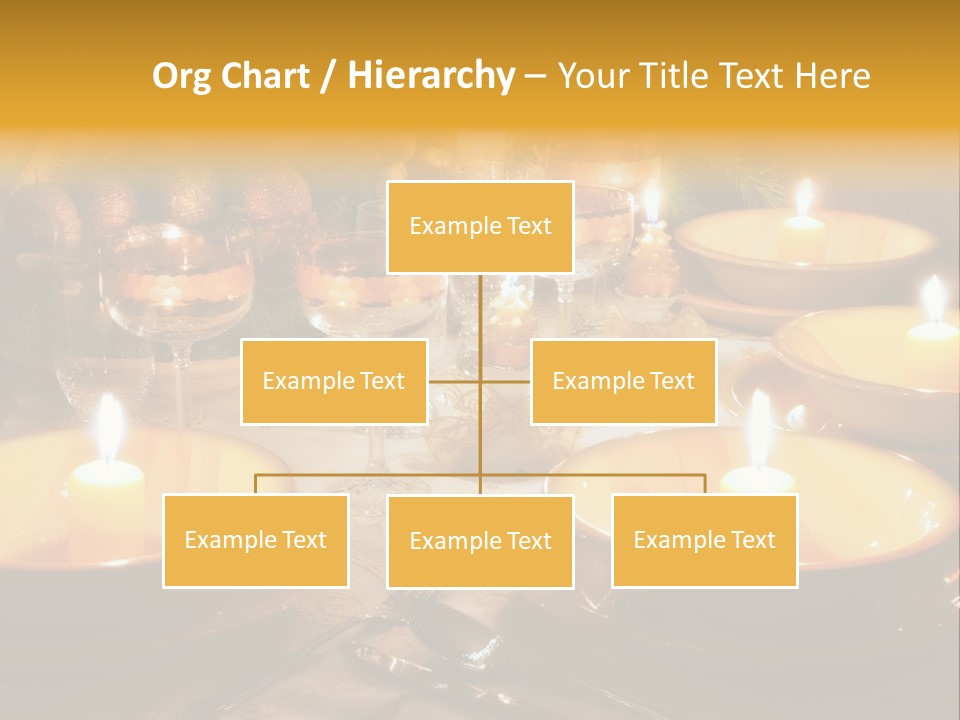 Glass Plate Christmas PowerPoint Template