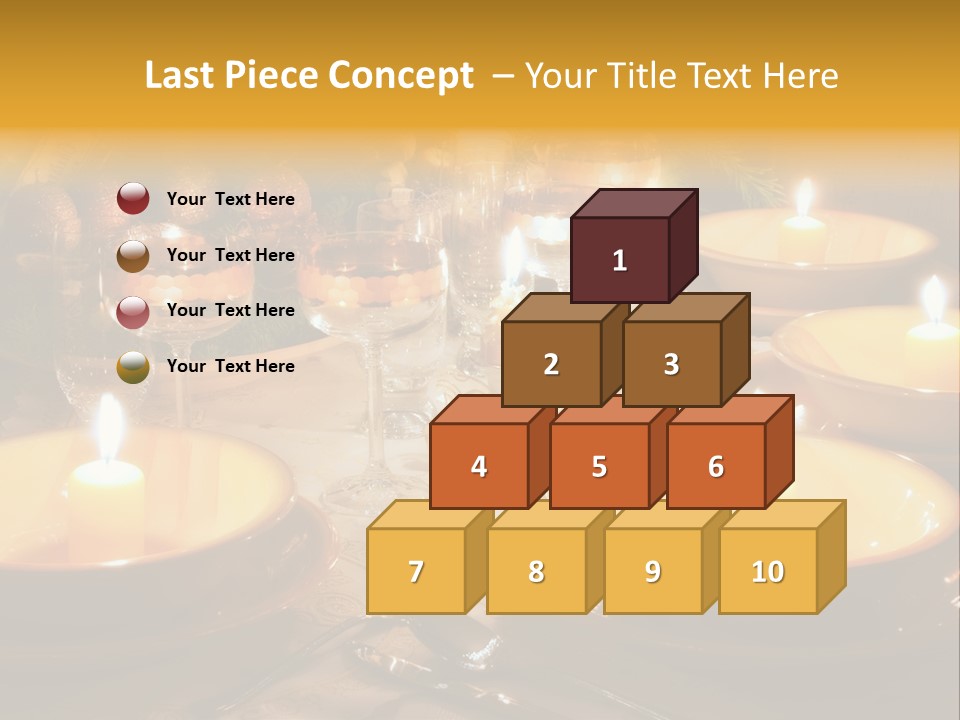 Glass Plate Christmas PowerPoint Template