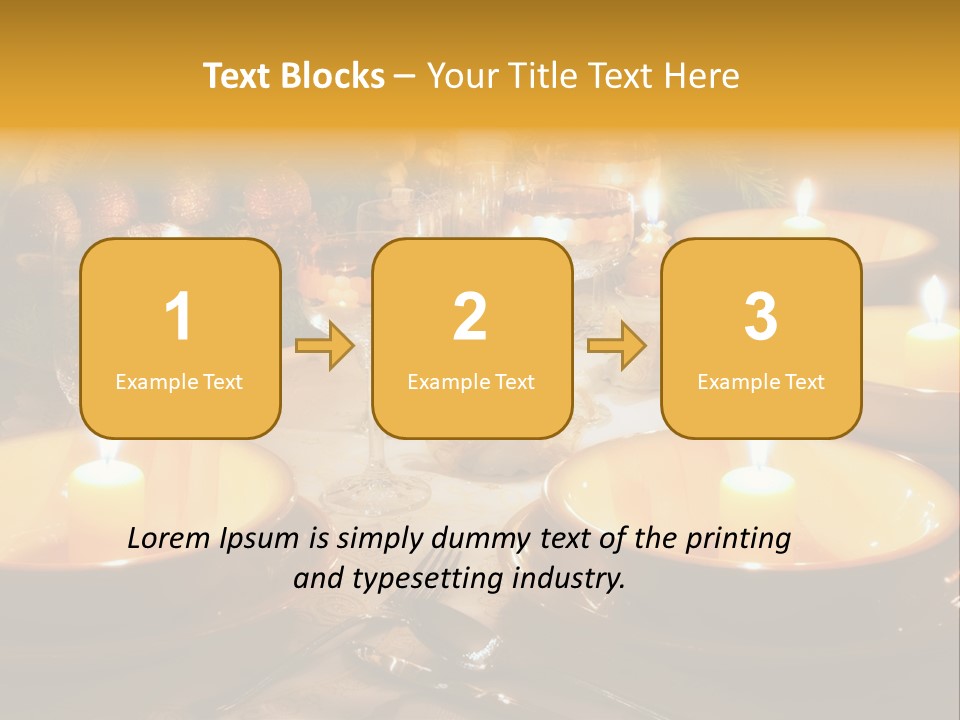 Glass Plate Christmas PowerPoint Template