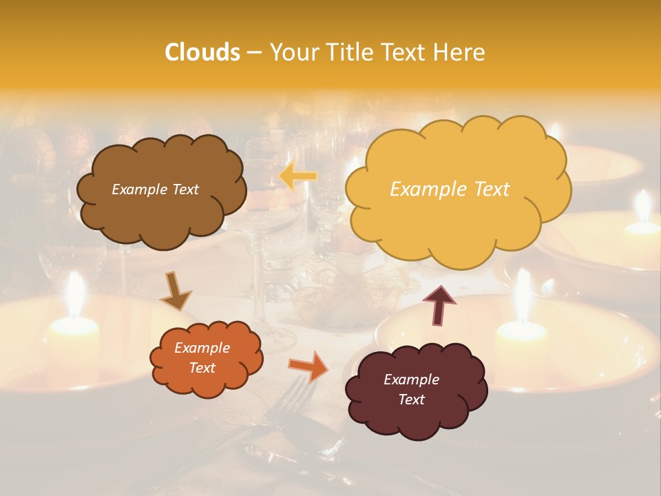 Glass Plate Christmas PowerPoint Template