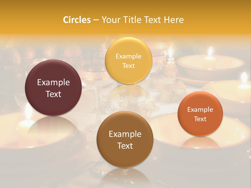 Glass Plate Christmas PowerPoint Template