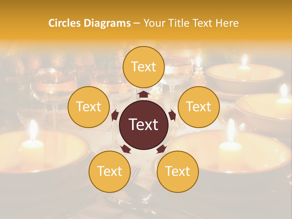 Glass Plate Christmas PowerPoint Template